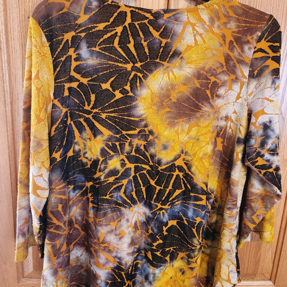 Ruby Rd , Tunic Top, 3/4 Sleeve, Size 1x - image 7